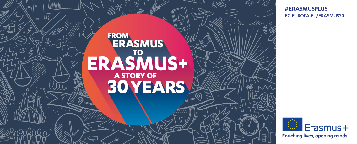 logotip 30 godina programa Erasmus